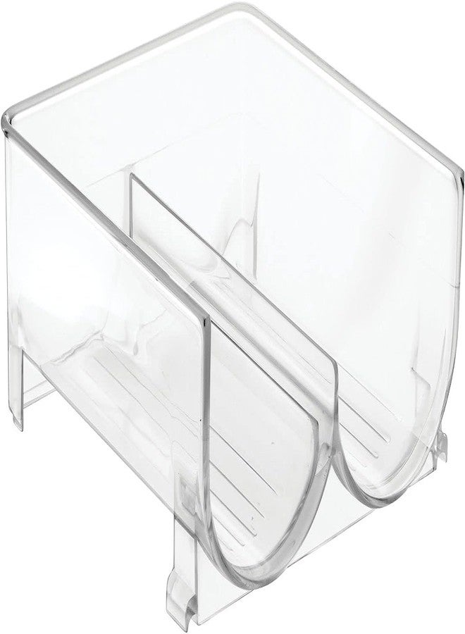 Kitwe حامل زجاجات مياه رأسي قابل للتكديس من كيتوي - منظم تخزين رفوف النبيذ لأسطح المطبخ، وخزانة المؤن، والثلاجة، مثالي لتخزين النبيذ والمشروبات الغازية والبيرة - شفاف - Image 1